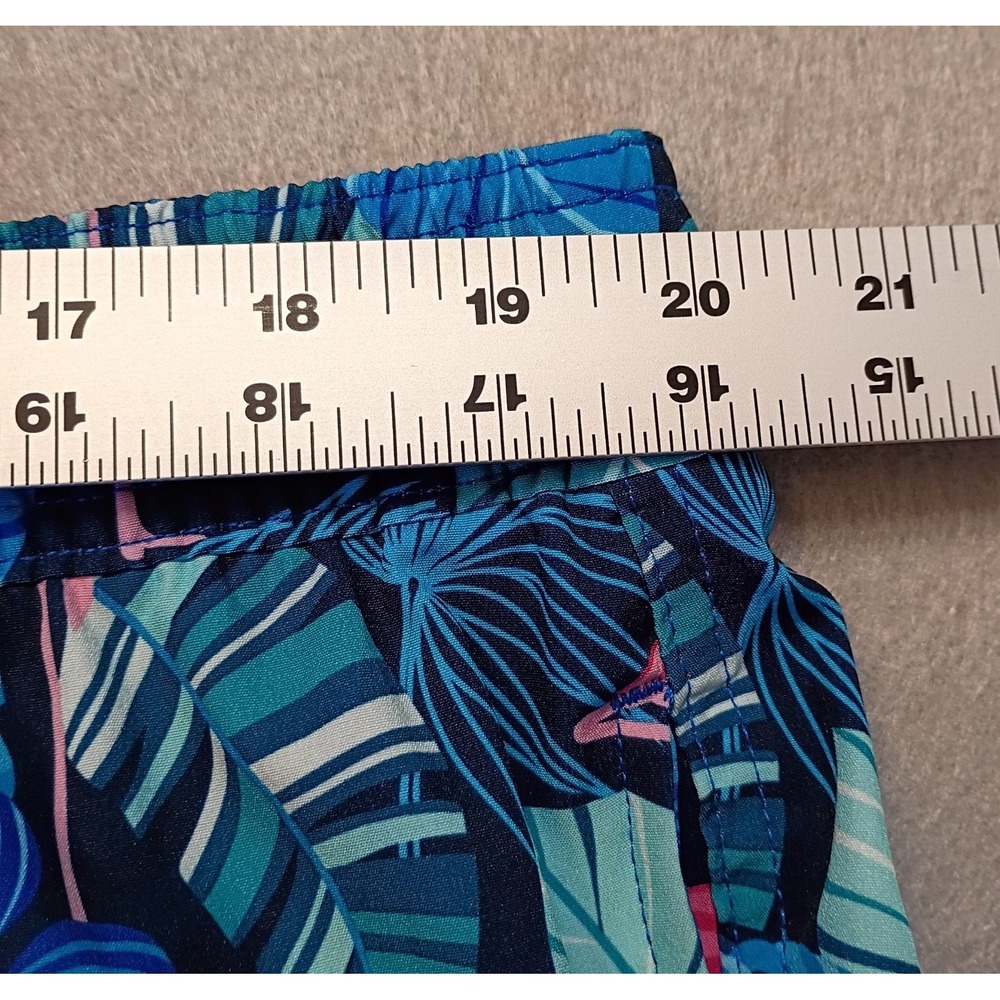 Member's Mark Men's Resort Swim Trunk Size XL Flamingo‎ Tropical Palm Leafs - Picture 8 of 12